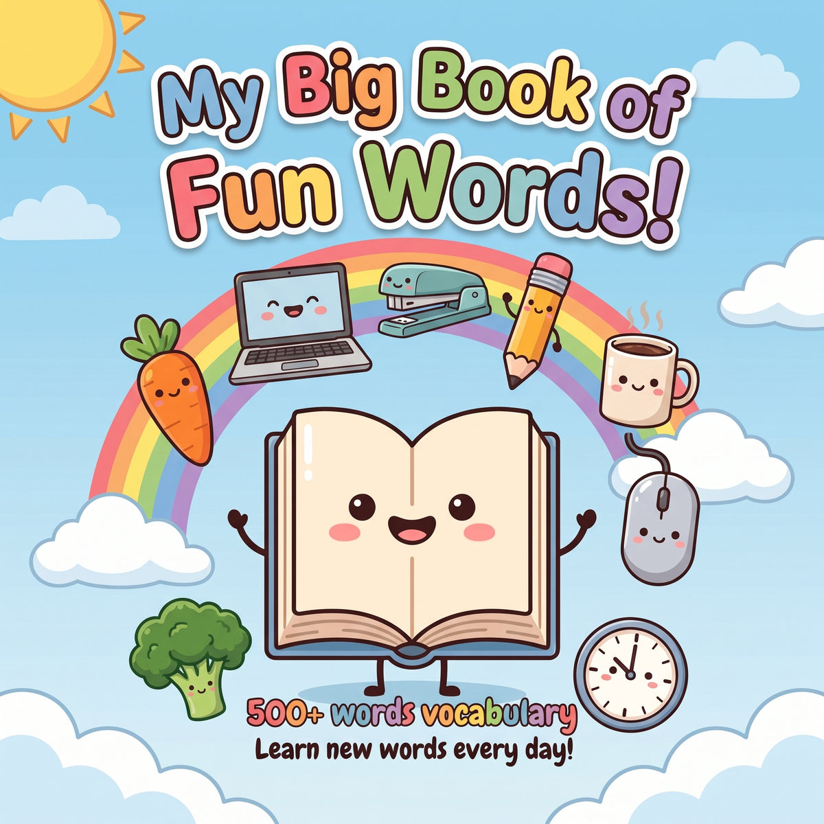 Kids Vocabulary Builder for Preschool – Printable PDF Activity Book