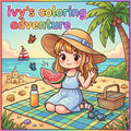 Ivy's Coloring Adventure – Kids Coloring Book (Printable PDF)