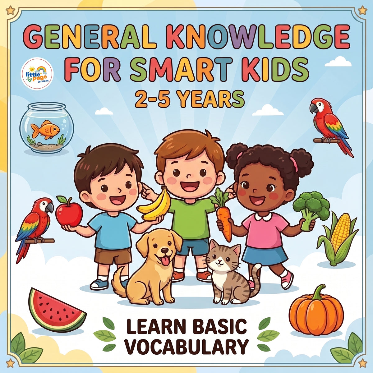 Kids General Knowledge Book Ages 3–8 | Printable PDF Instant Download