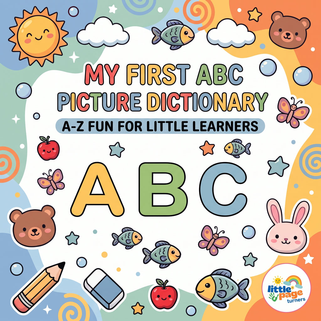 ABC Learning Words Picture Dictionary for Kids – Printable PDF
