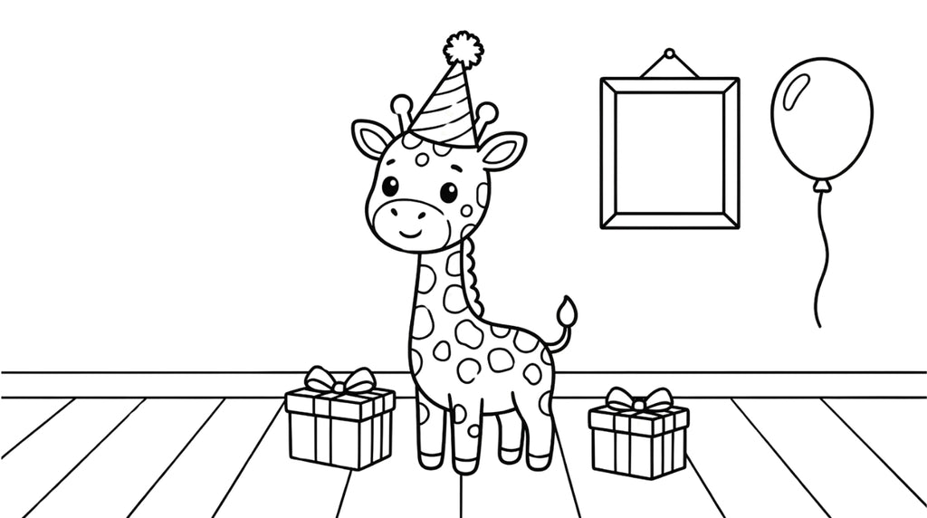 Animals & Nature Kids Coloring Book – Printable PDF for Preschoolers