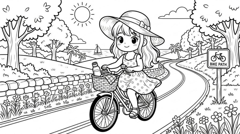Ivy's Coloring Adventure – Kids Coloring Book (Printable PDF)