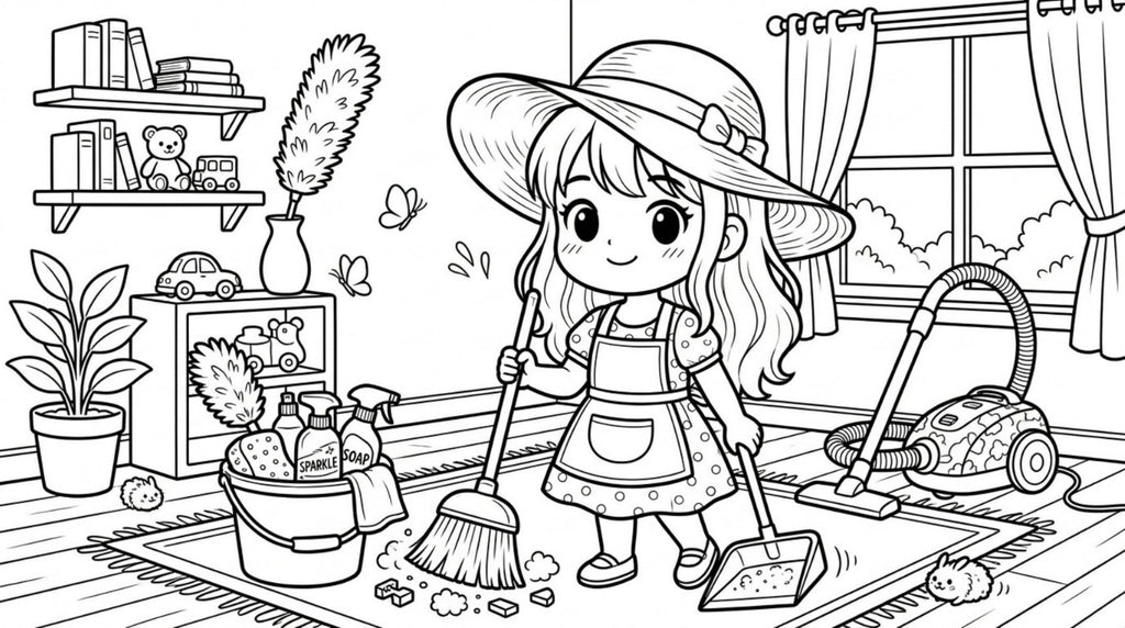 Ivy's Coloring Adventure – Kids Coloring Book (Printable PDF)