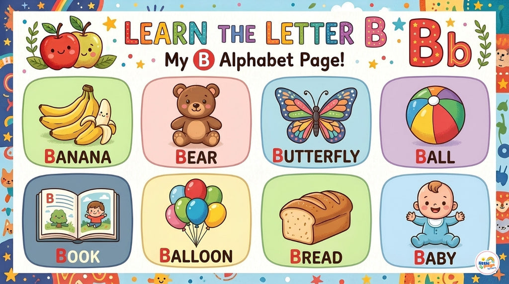 ABC Learning Words Picture Dictionary for Kids – Printable PDF
