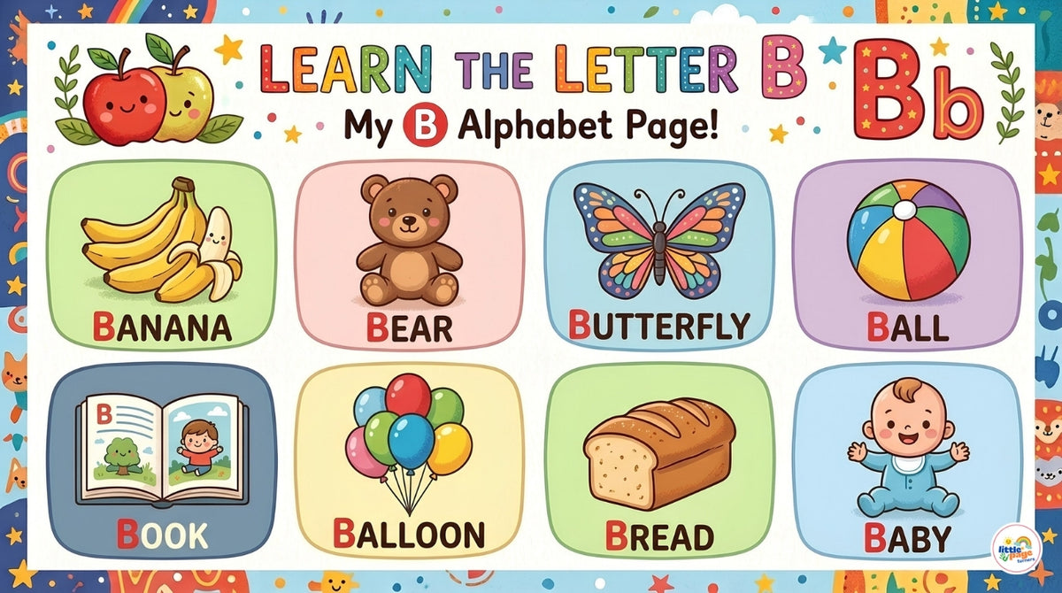 ABC Learning Words Picture Dictionary for Kids – Printable PDF