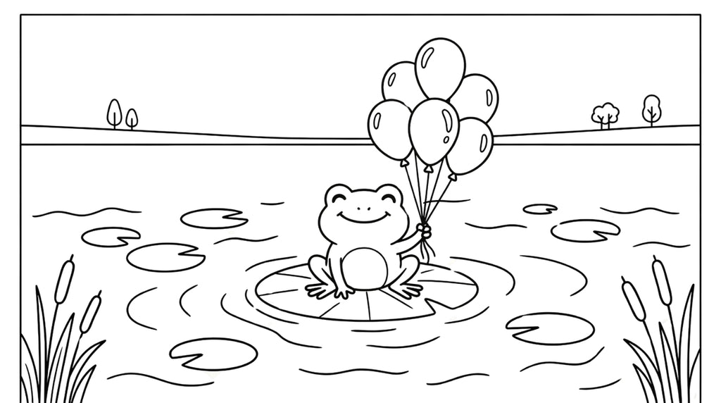 Animals & Nature Kids Coloring Book – Printable PDF for Preschoolers