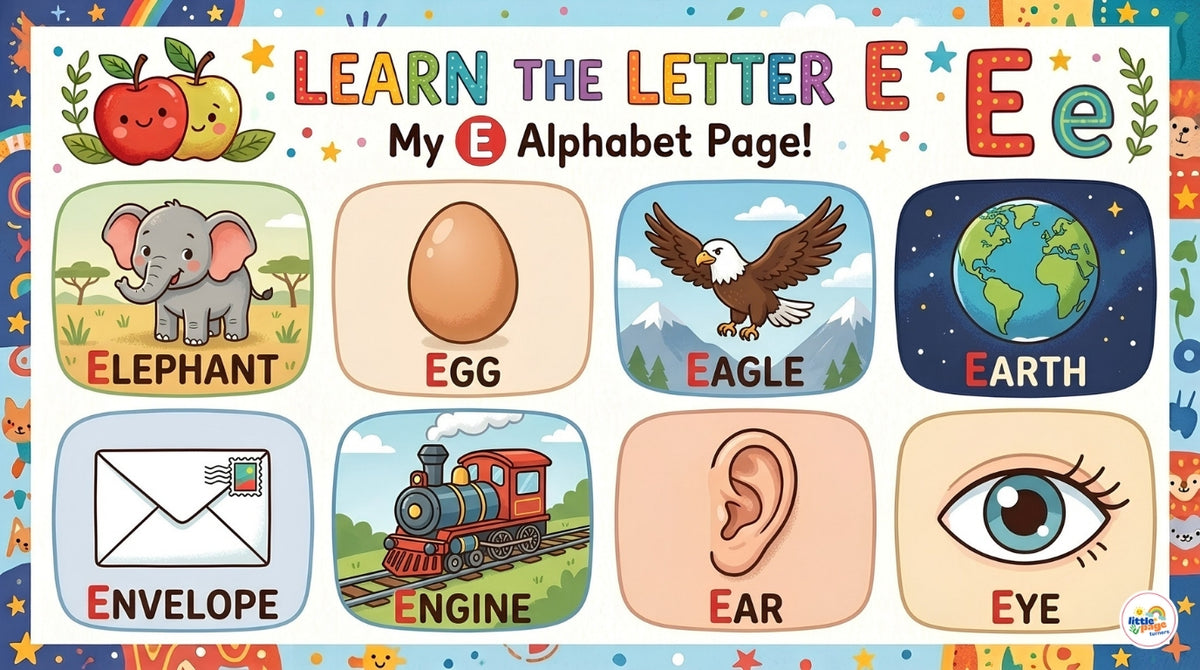 ABC Learning Words Picture Dictionary for Kids – Printable PDF