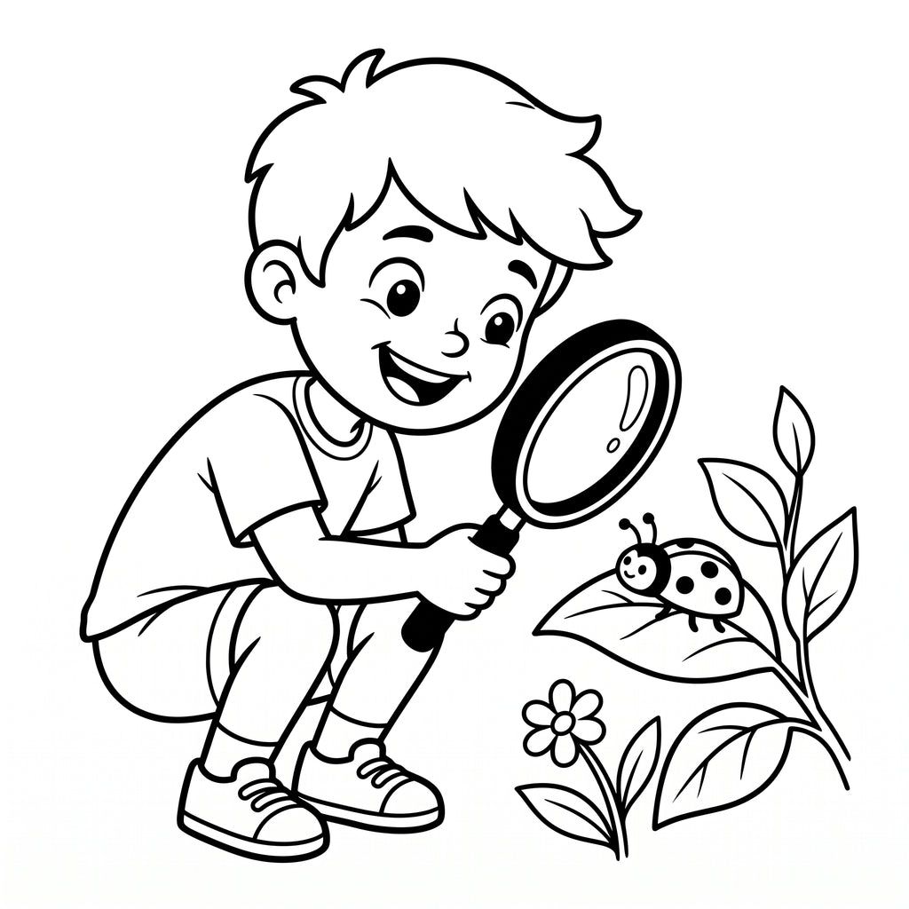 Kids Activity Coloring Book – Printable PDF | Fun Scenes for Children