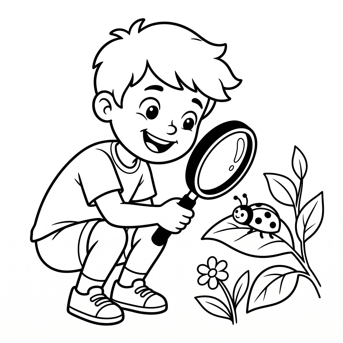 Kids Activity Coloring Book – Printable PDF | Fun Scenes for Children