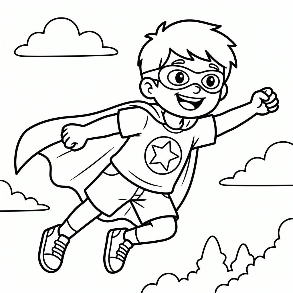 Kids Activity Coloring Book – Printable PDF | Fun Scenes for Children
