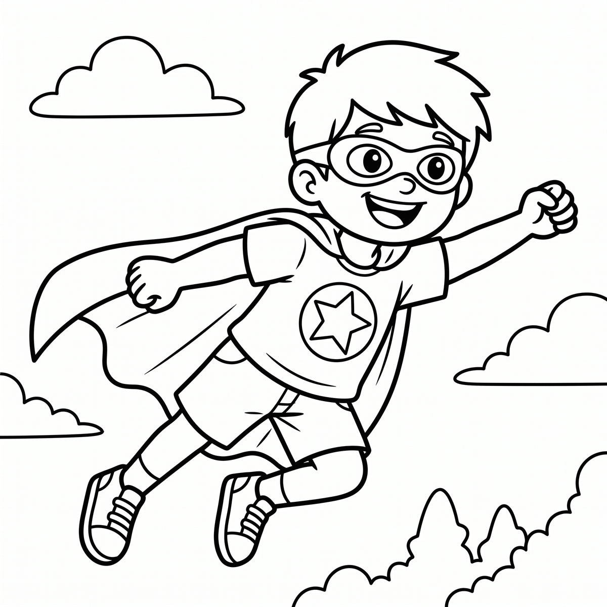 Kids Activity Coloring Book – Printable PDF | Fun Scenes for Children
