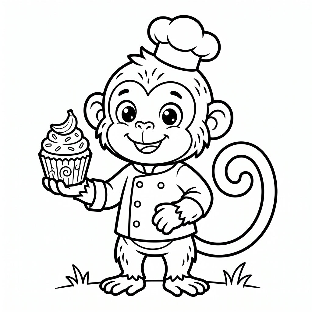 Cute Animals Coloring Book for Kids – Printable PDF | Instant Download