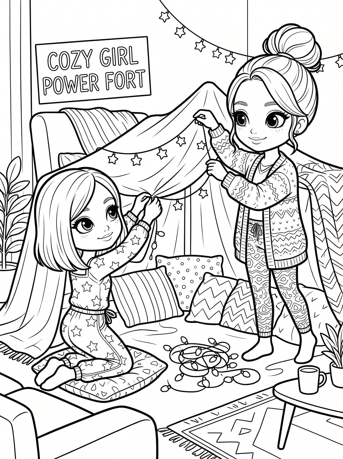 Kids Coloring Book – Printable PDF for Children | Instant Download