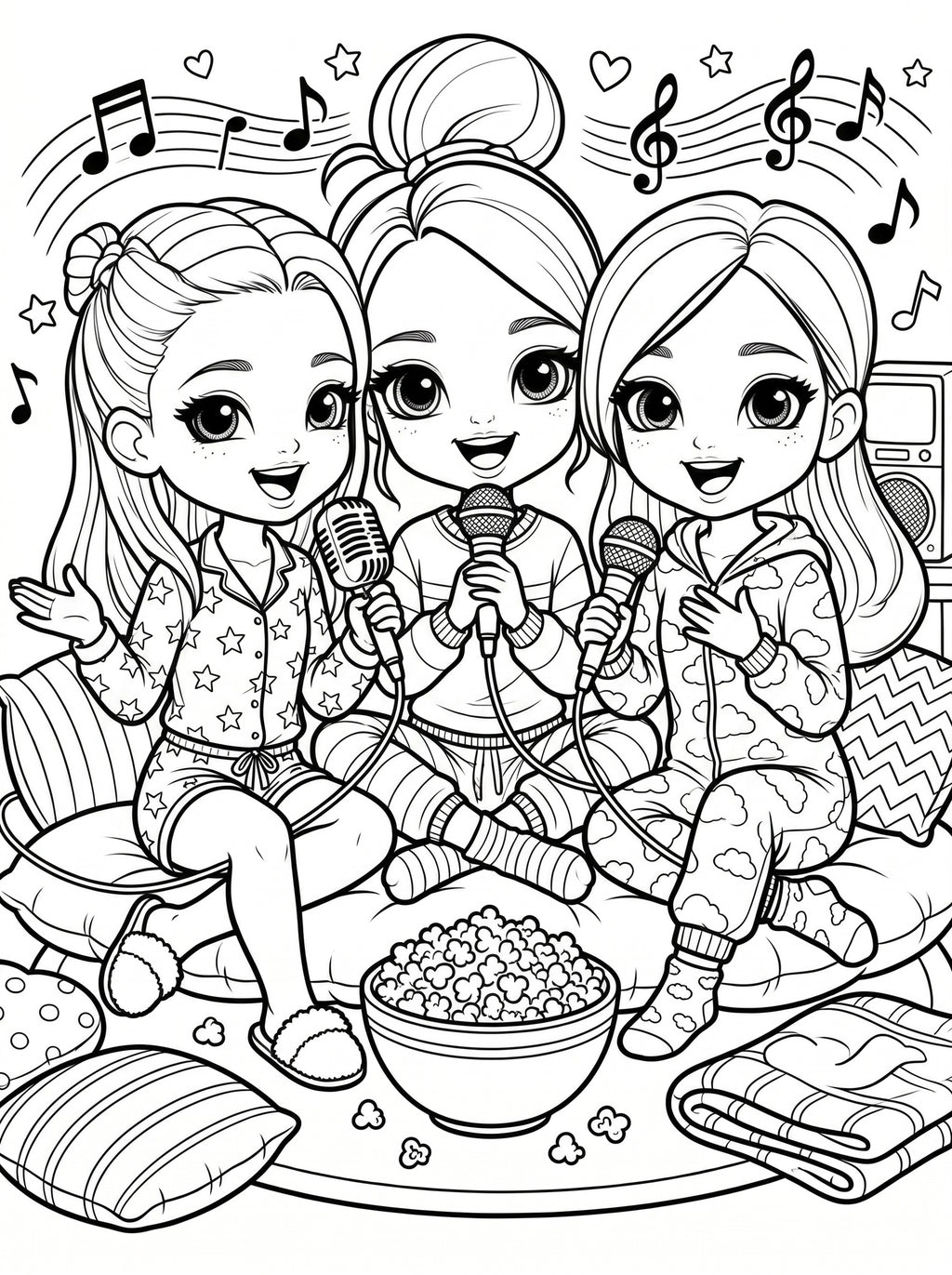 Kids Coloring Book – Printable PDF for Children | Instant Download