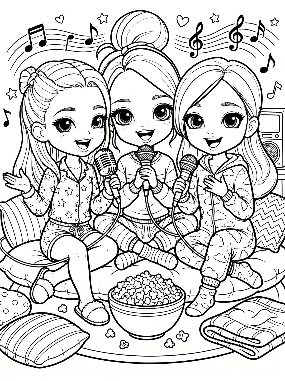 Kids Coloring Book – Printable PDF for Children | Instant Download