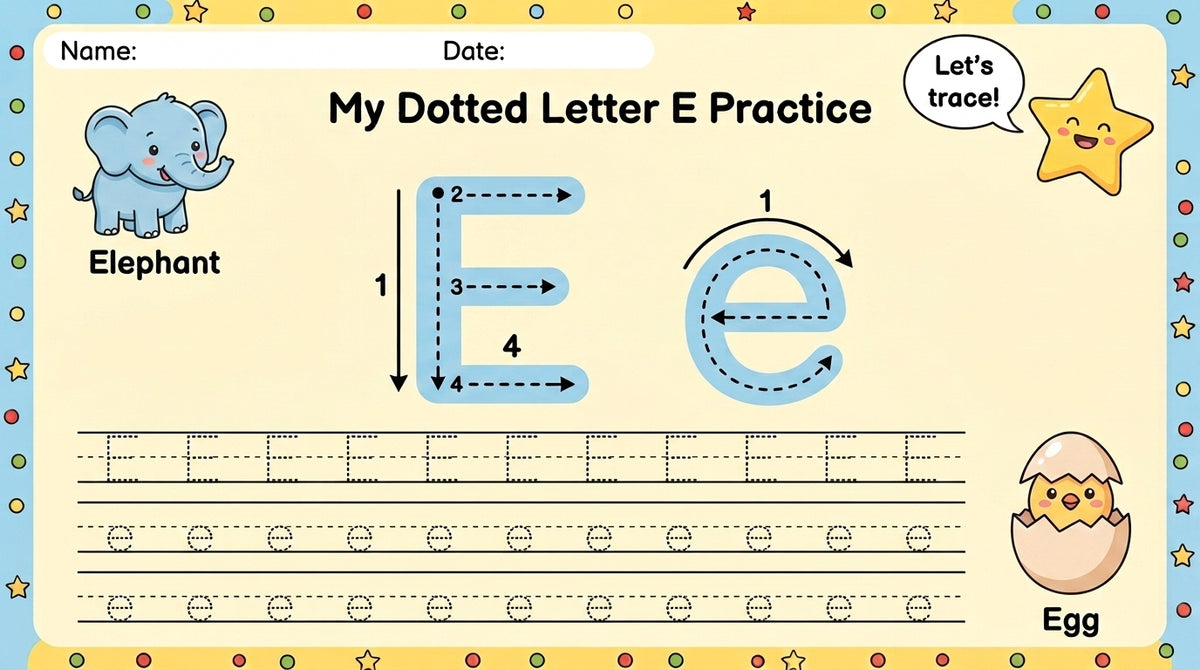 Dotted Line Learning Kids Book – Preschool Writing Workbook