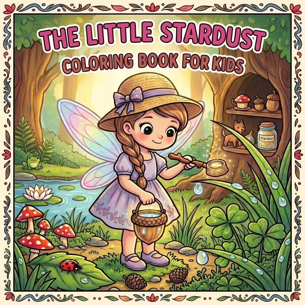 Little Stardust Coloring Book for Kids – Printable PDF