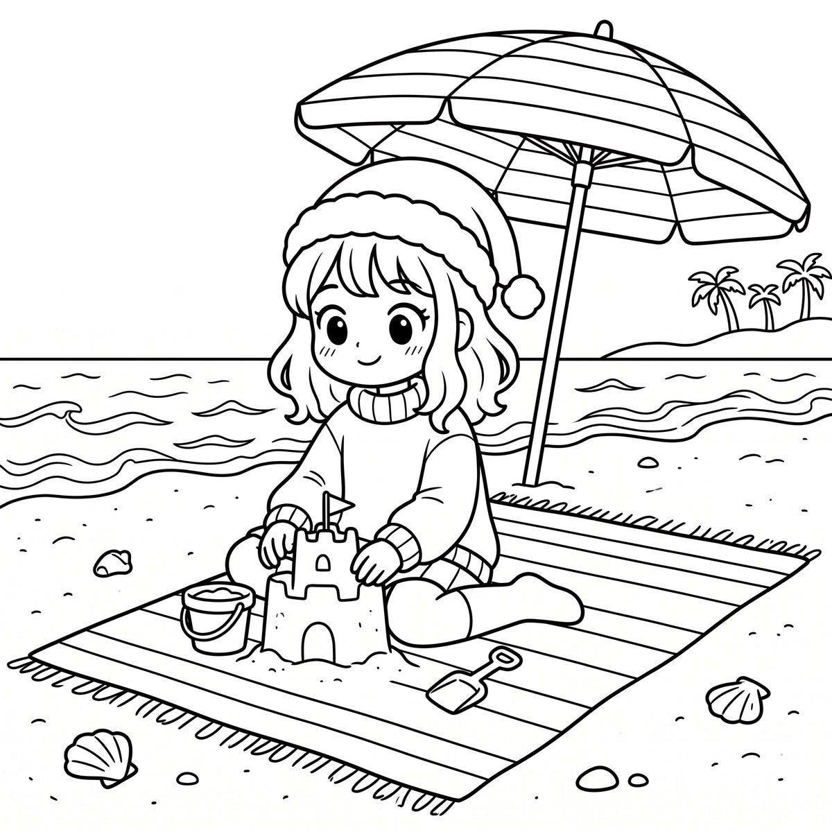 Cozy Coloring Book for Kids – Printable PDF Download