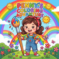 Printable Coloring Book for Kids – Instant PDF Download