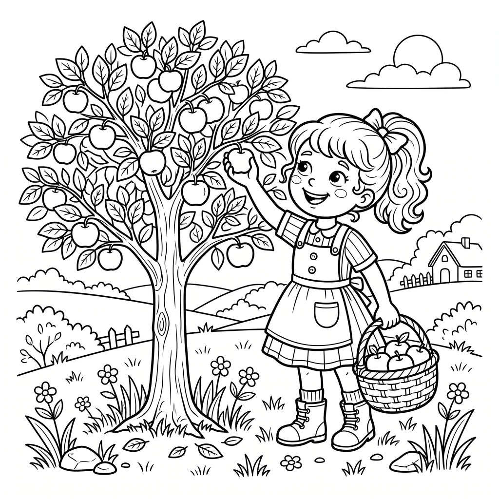 Kids Activity Coloring Book – Printable PDF | Fun Scenes for Children