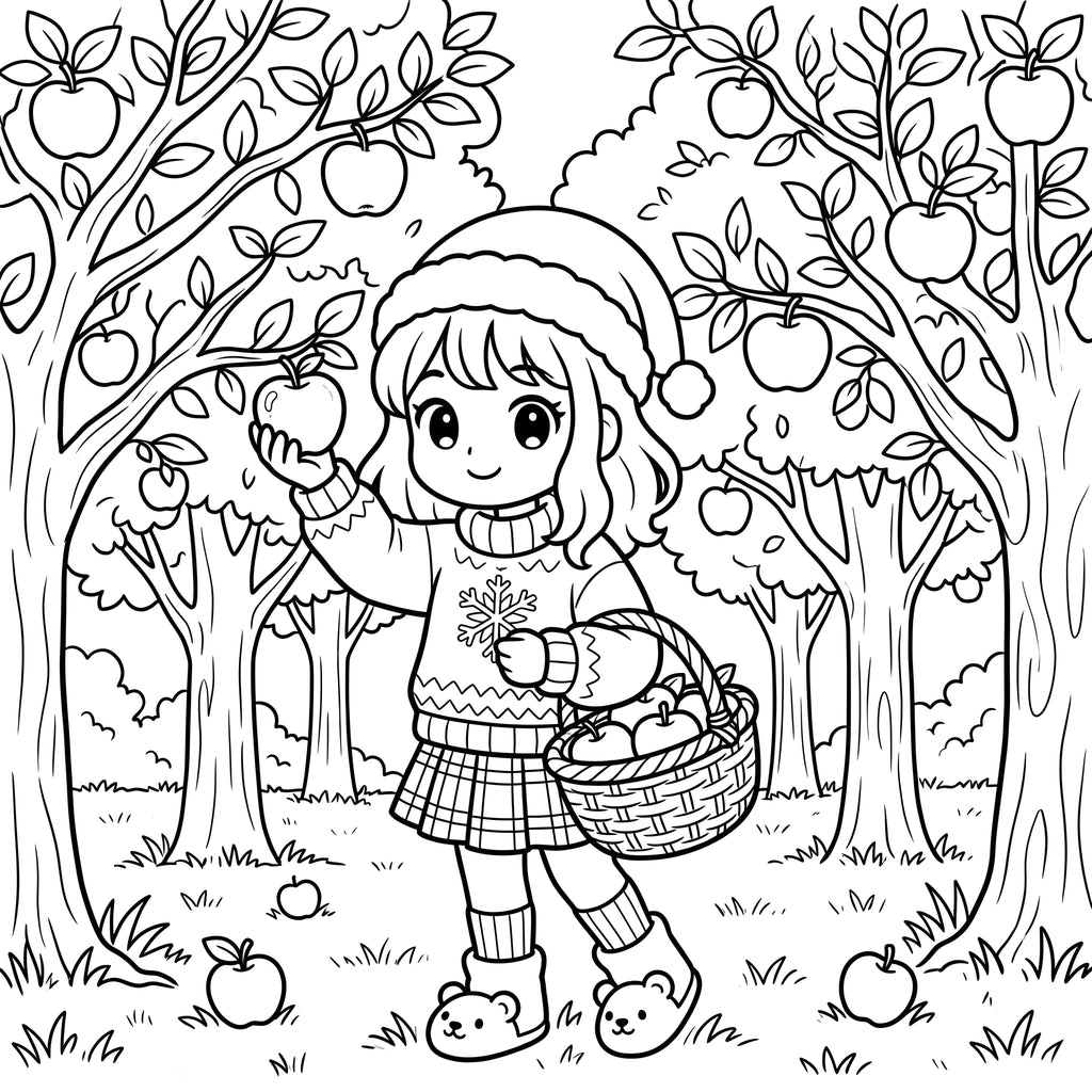 Cozy Coloring Book for Kids – Printable PDF Download