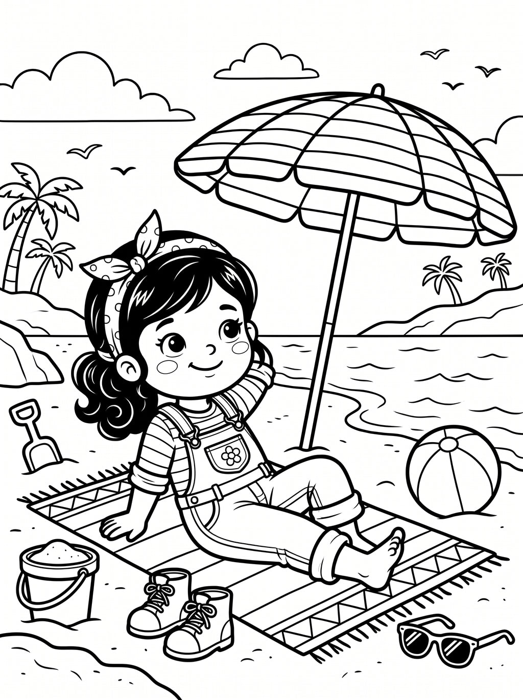 Printable Coloring Book for Kids – Instant PDF Download