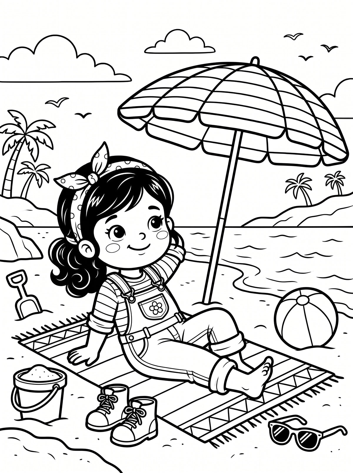 Printable Coloring Book for Kids – Instant PDF Download