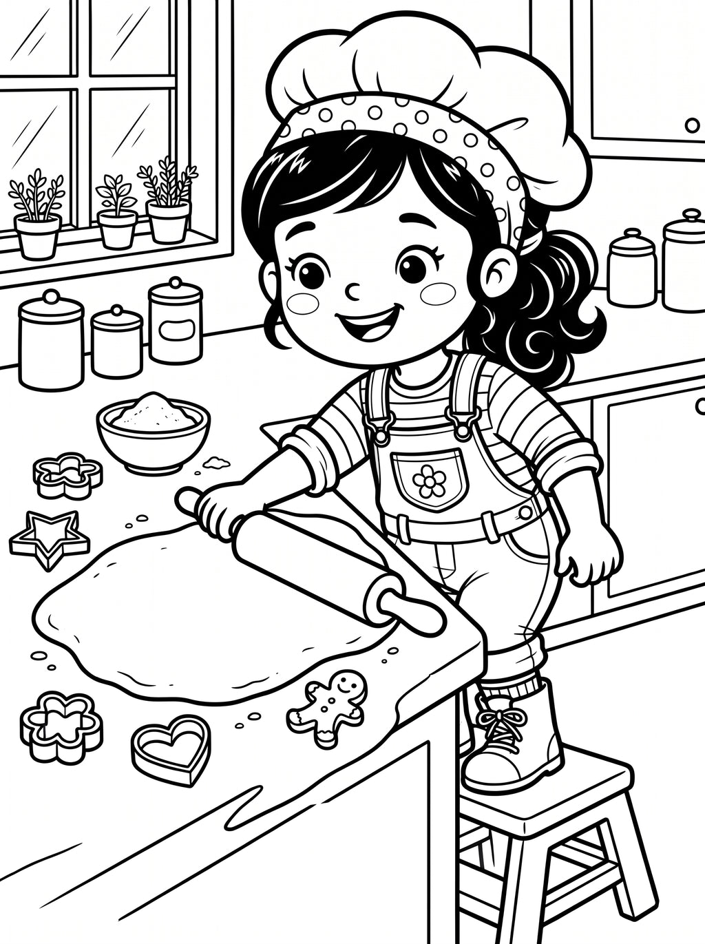 Printable Coloring Book for Kids – Instant PDF Download
