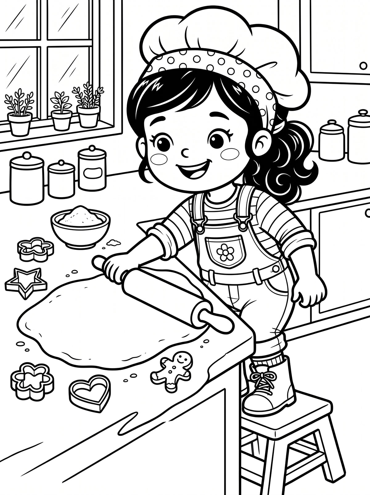 Printable Coloring Book for Kids – Instant PDF Download