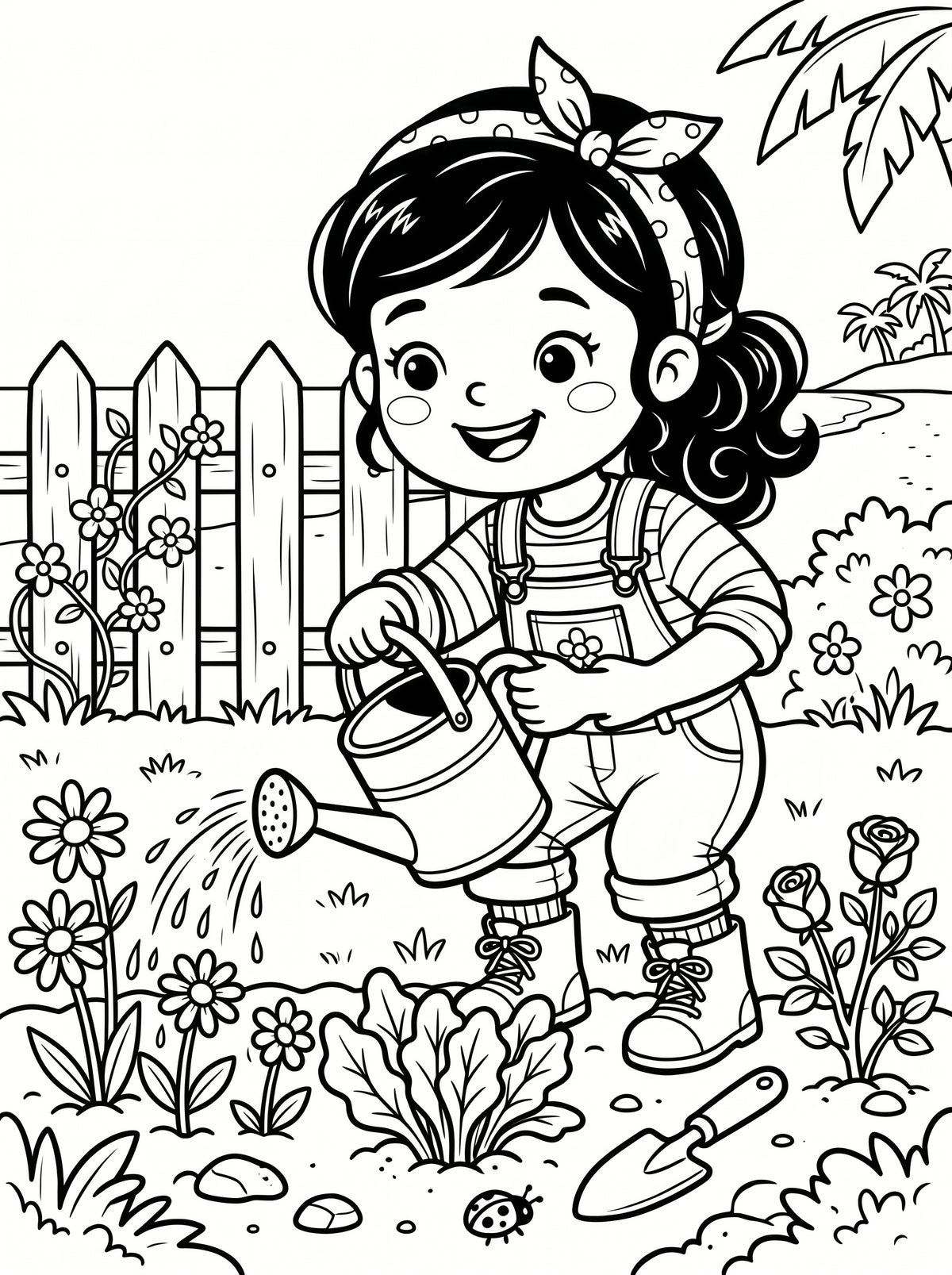 Printable Coloring Book for Kids – Instant PDF Download