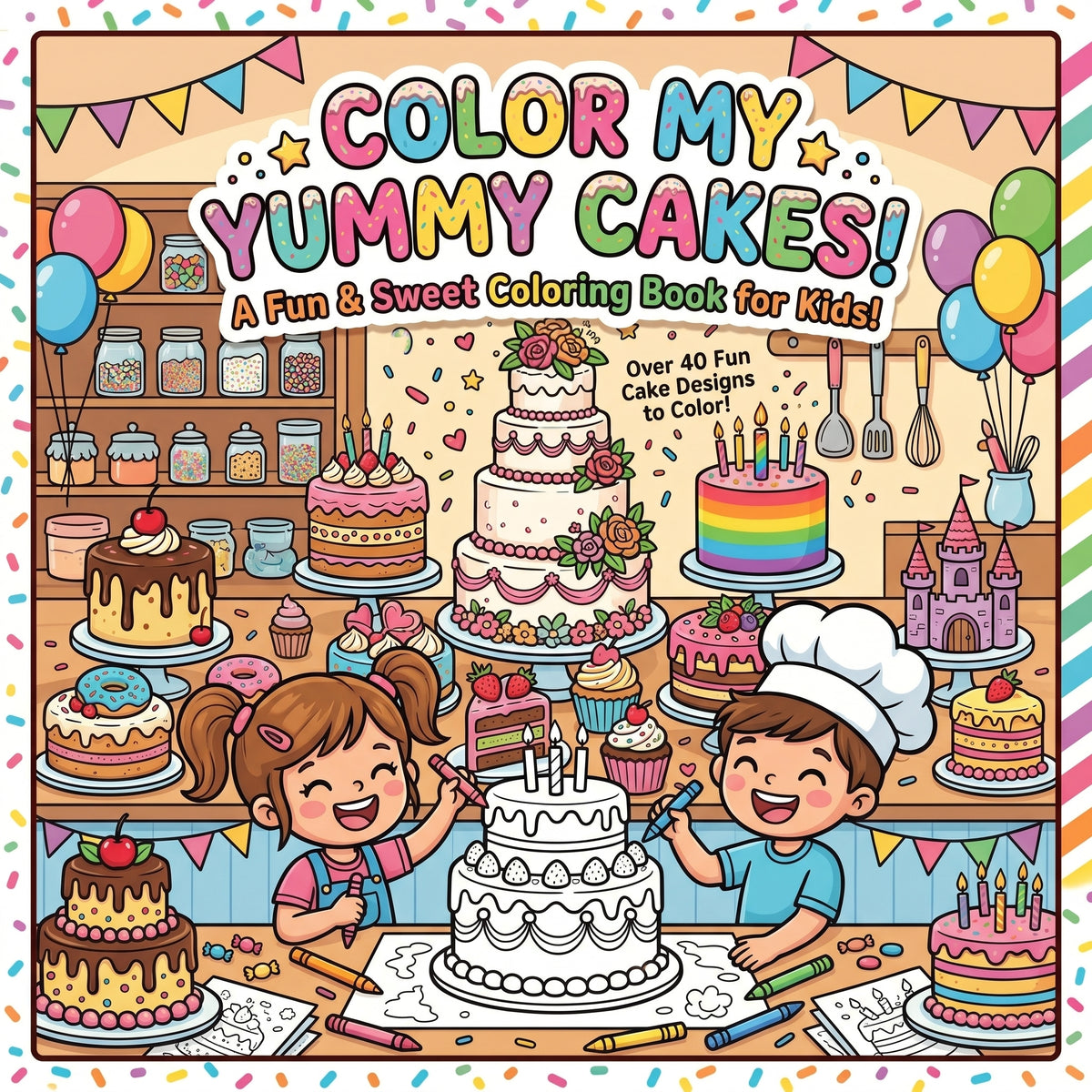 Printable Coloring Book for Kids – Fun PDF Activity Pages