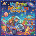 Space Coloring Book for Kids – Printable PDF | Astronauts & Planets