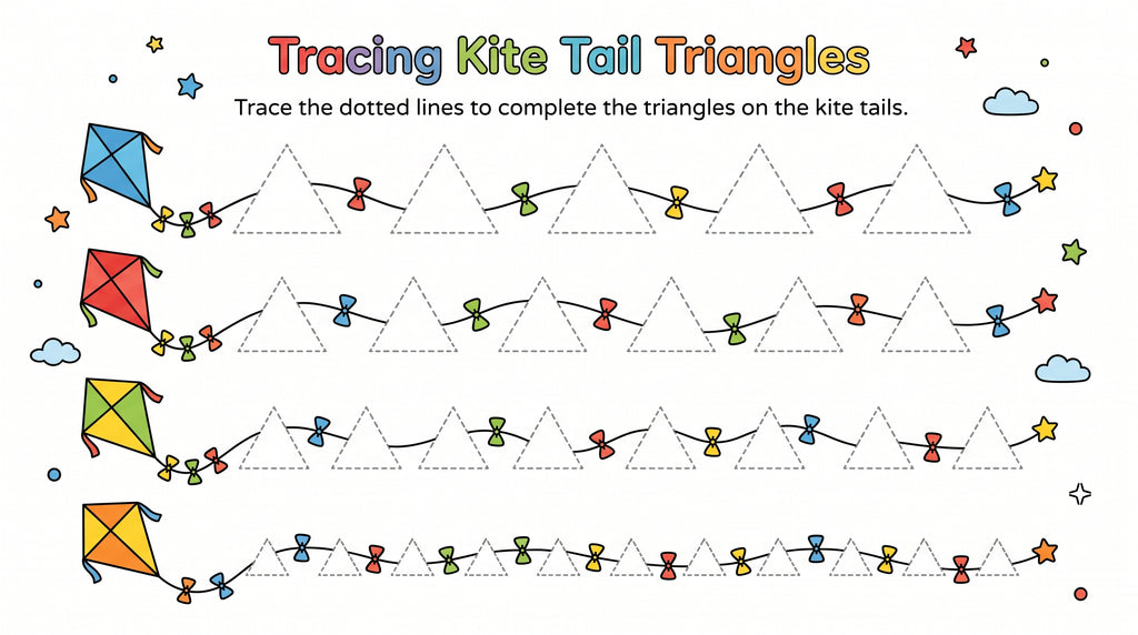 Pre-Writing Tracing Worksheets for Kids – Printable PDF | Handwriting Practice