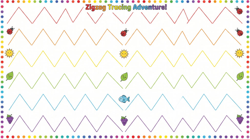 Pre-Writing Tracing Worksheets for Kids – Printable PDF | Handwriting Practice