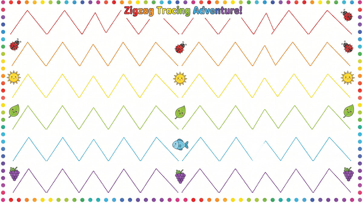 Pre-Writing Tracing Worksheets for Kids – Printable PDF | Handwriting Practice