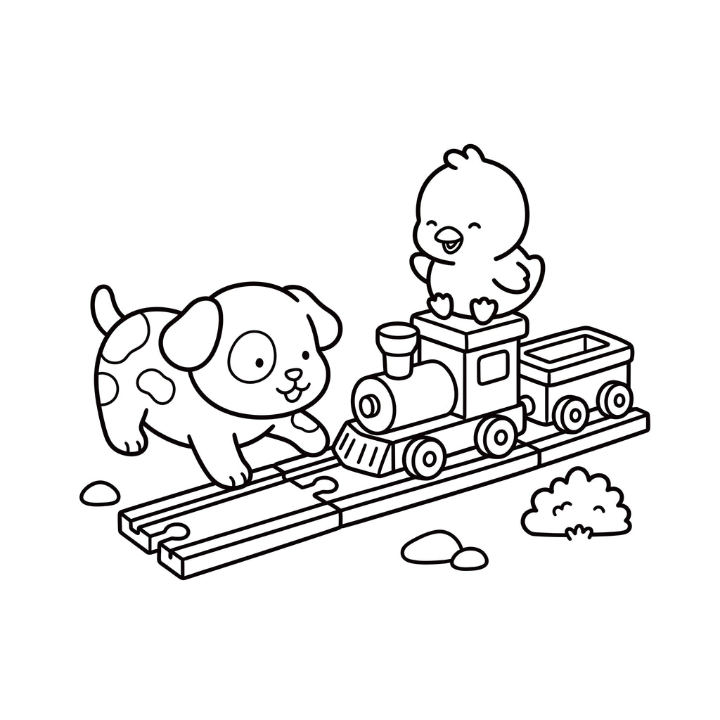 Capybara & Friends Coloring Book for Kids – Printable PDF | Instant Download