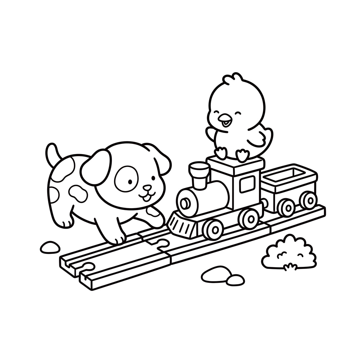 Capybara & Friends Coloring Book for Kids – Printable PDF | Instant Download