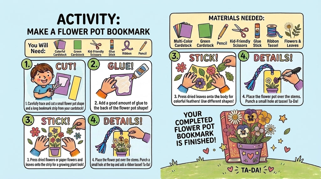 Kids Craft Book PDF (Ages 5-12) – Easy Step-by-Step DIY Crafts & Activity Guide printable PDF