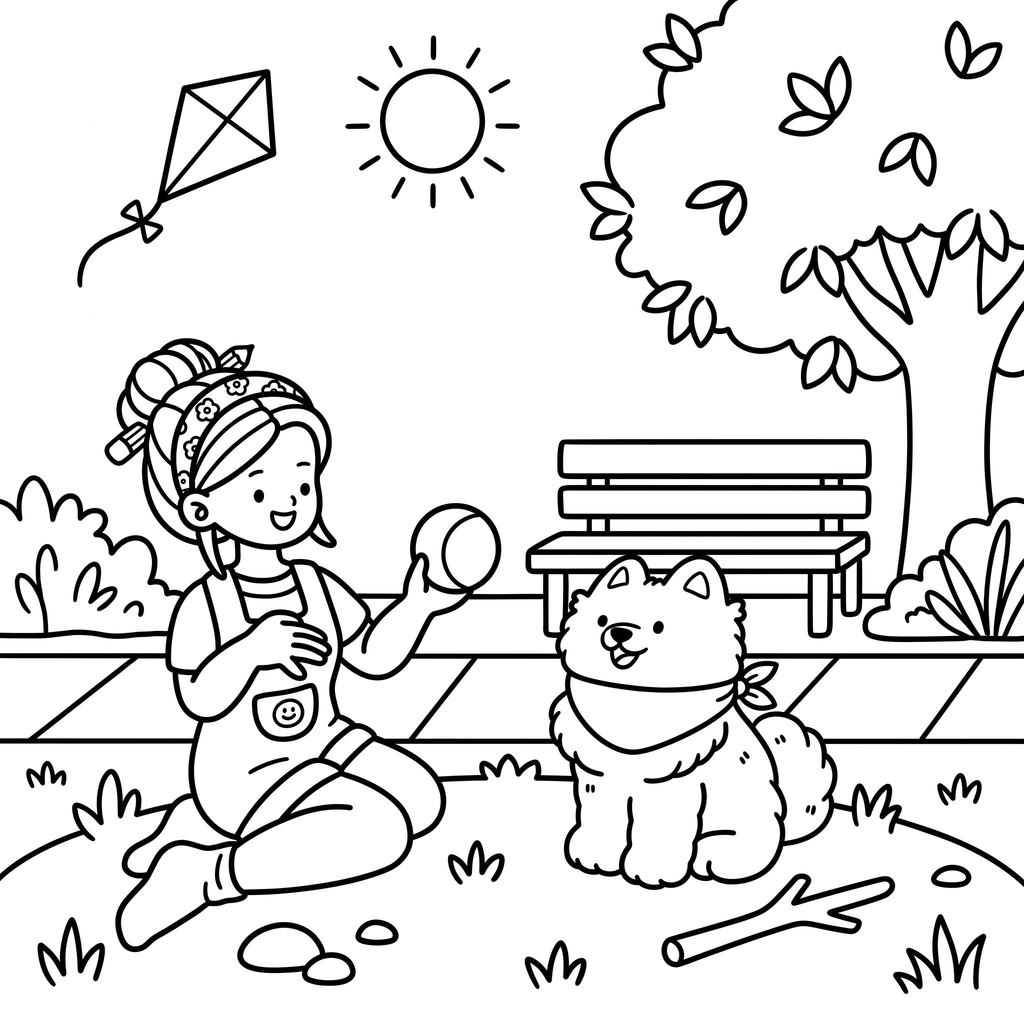 Cozy Coloring Book – Printable PDF for Kids & Adults