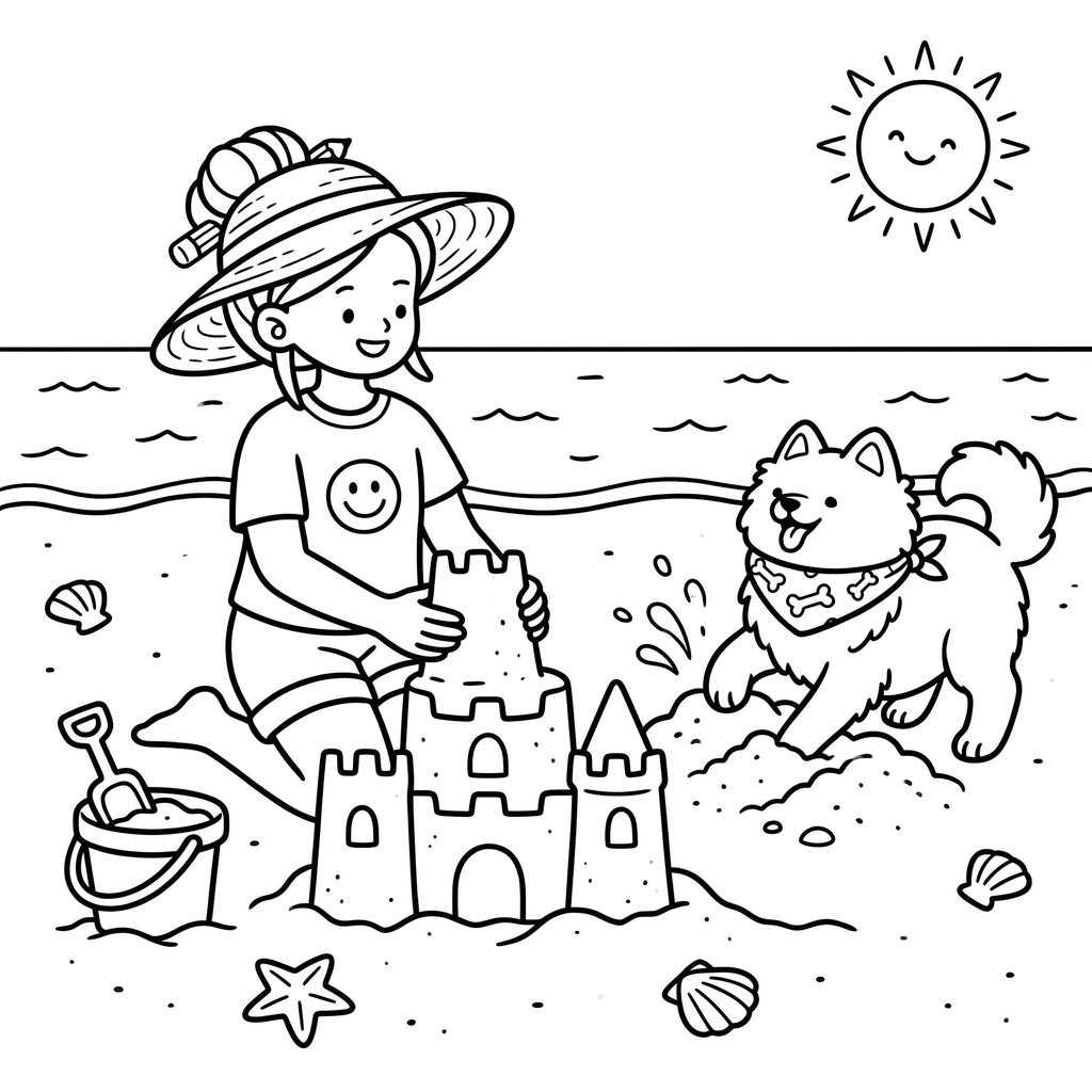 Cozy Coloring Book – Printable PDF for Kids & Adults