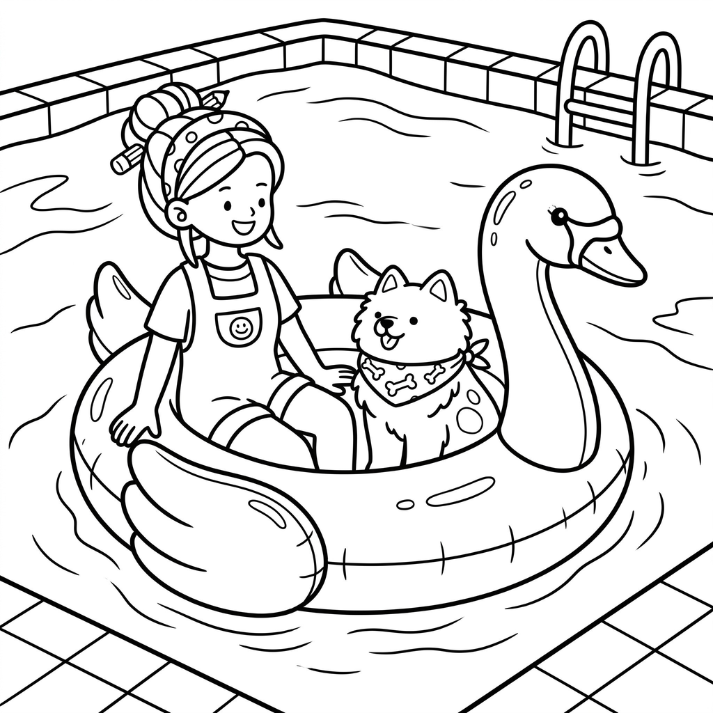 Cozy Coloring Book – Printable PDF for Kids & Adults