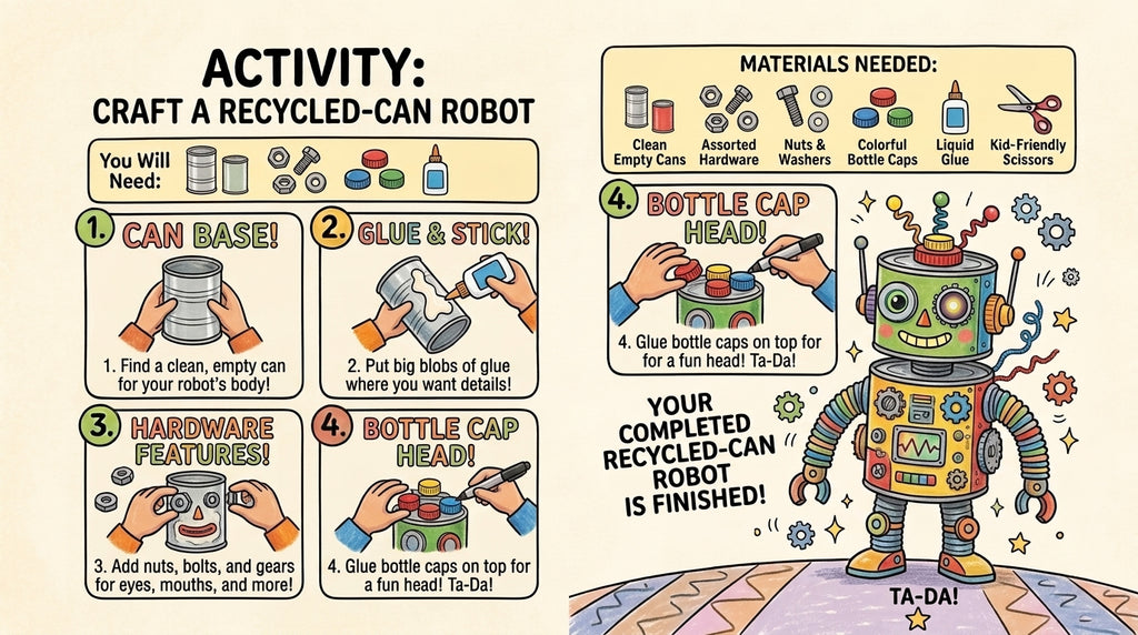 Kids Craft Book PDF (Ages 5-12) – Easy Step-by-Step DIY Crafts & Activity Guide printable PDF