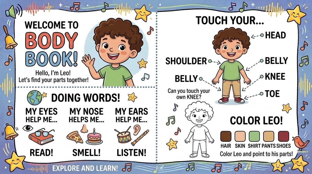 Kids Body Book – Learn About the Human Body with Fun Exercises