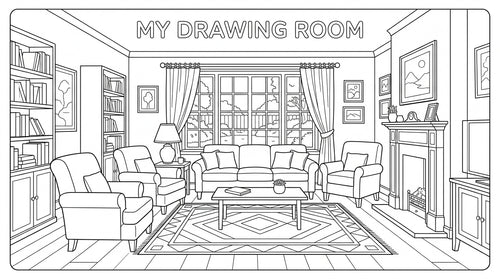 Advanced Coloring Book for Adults & Teens – Stress Relief & Detailed Art (Printable PDF)