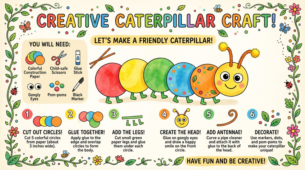 Kids Craft Book PDF (Ages 5-12) – Easy Step-by-Step DIY Crafts & Activity Guide printable PDF