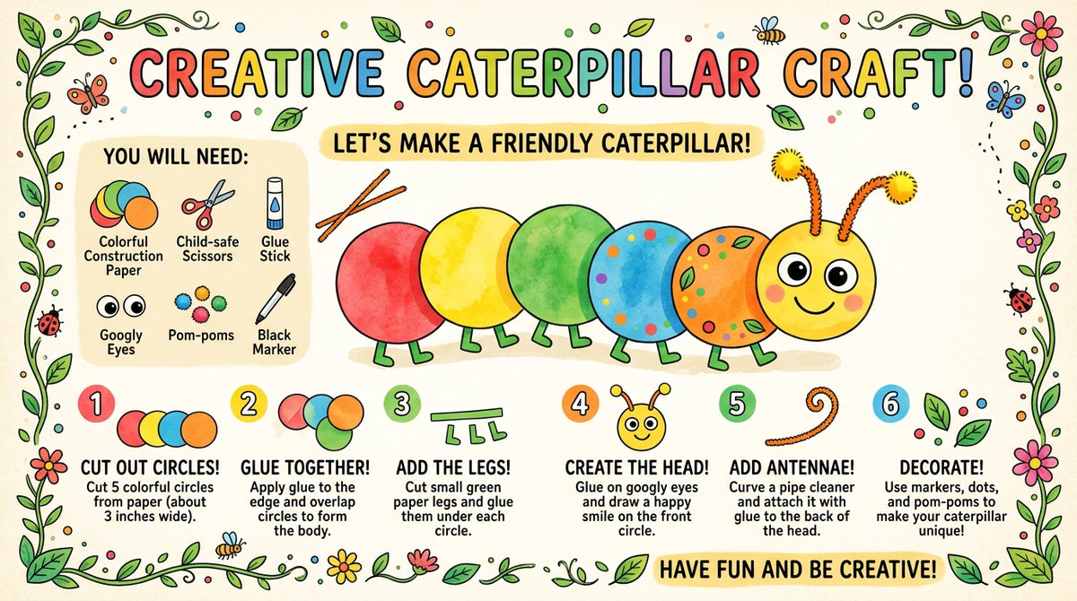 Kids Craft Book PDF (Ages 5-12) – Easy Step-by-Step DIY Crafts & Activity Guide printable PDF