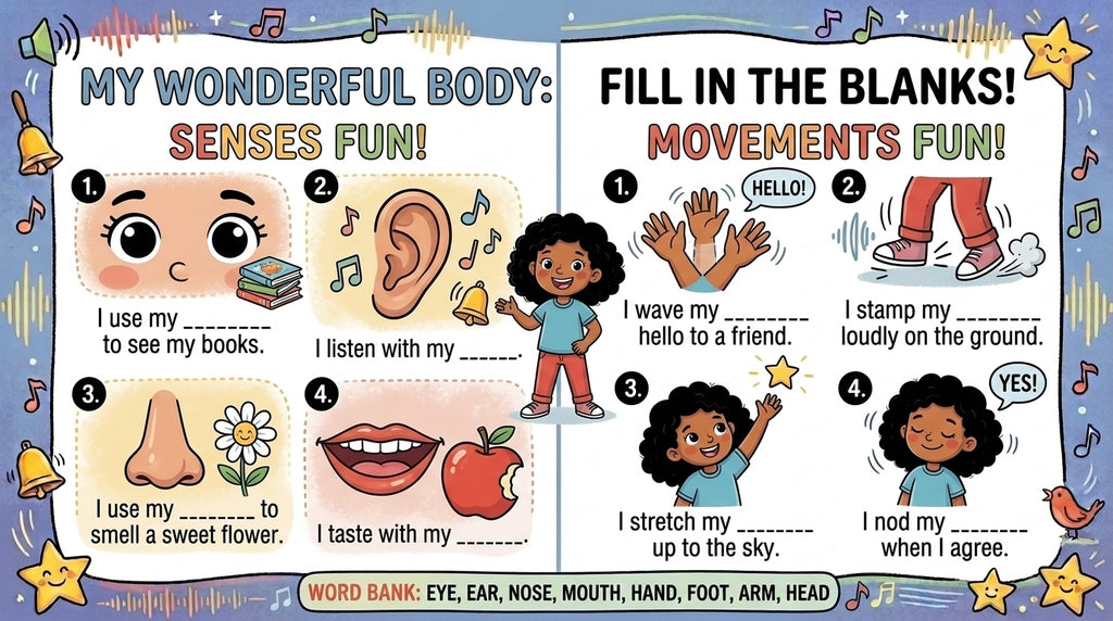 Kids Body Book – Learn About the Human Body with Fun Exercises