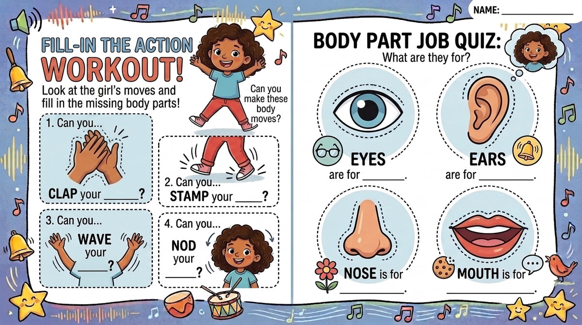 Kids Body Book – Learn About the Human Body with Fun Exercises