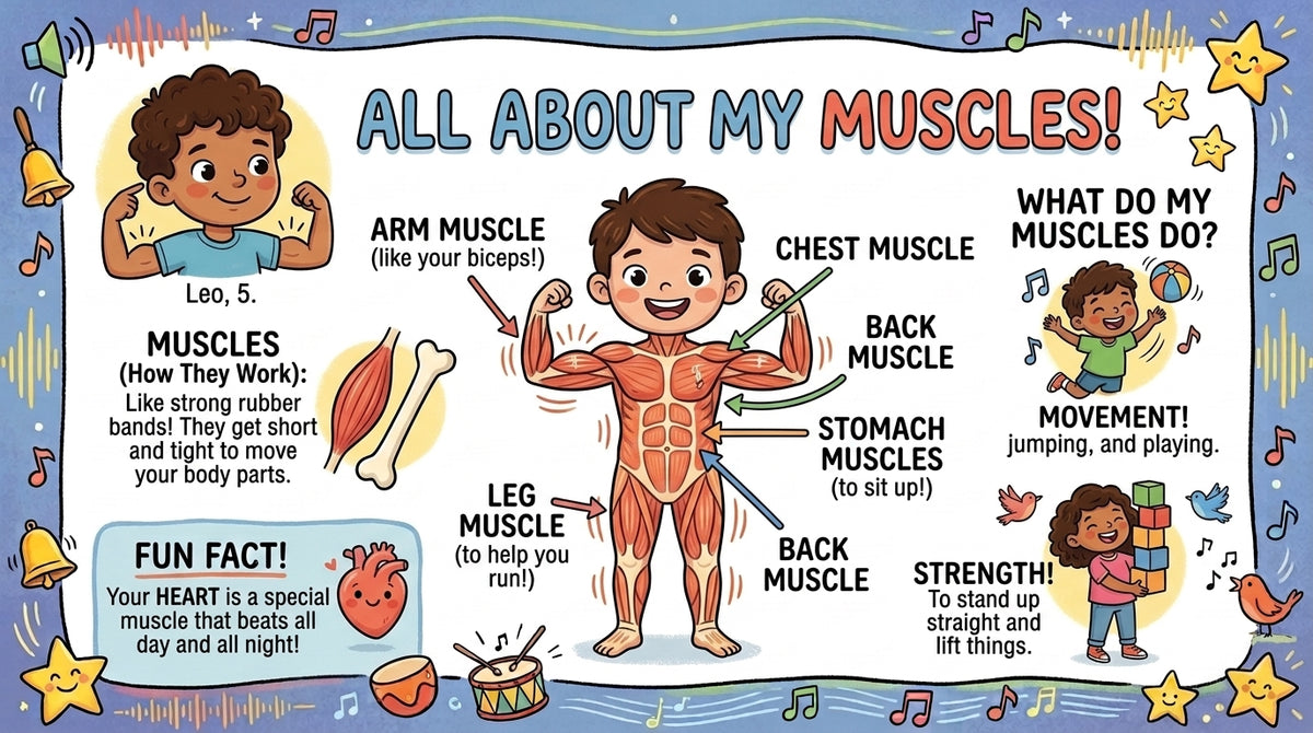 Kids Body Book – Learn About the Human Body with Fun Exercises